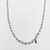 Corrente Cartier Oval de aço Inox Prata - 6mm