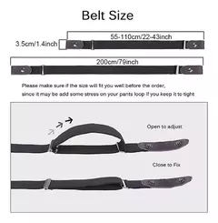 Cinturón Ajustable Elástico Sin Hebilla Invisible Unisex - tienda online