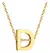 Collar Letra / Gold