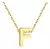 Collar Letra / Gold en internet