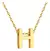 Collar Letra / Gold - tienda online