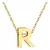 Collar Letra / Gold en internet