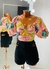 Cropped Botão Estampado na internet
