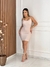 Vestido Alça Lurex