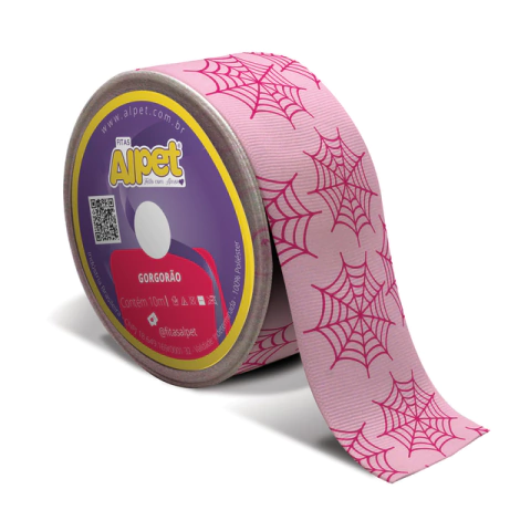 Gorgorão estampado - Halloween 4326-11 40 mm