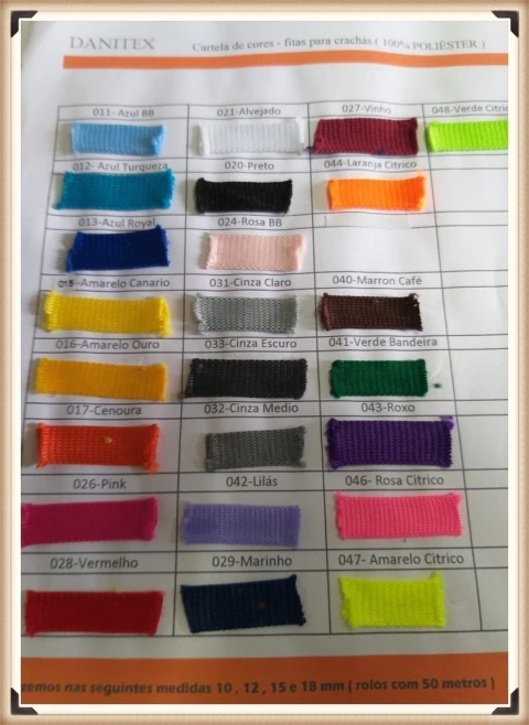 Fita para Crachá (15mm) - Danitex