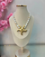 Colar Cordão Pérola Estrela Dourado - comprar online