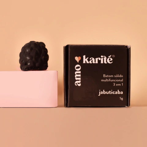 Batom Sólido Multifuncional 3 em 1 - Jabuticaba