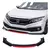 Spoiler Dianteiro Honda Civic G10 Black Piano Vermelho Saia na internet