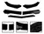 Saia Frontal Universal Ajustável Black Piano