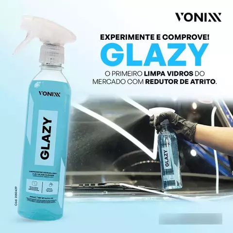 Vonixx Glazy Limpa Vidros 4 Em 1 Redutor De Atrito 500ml