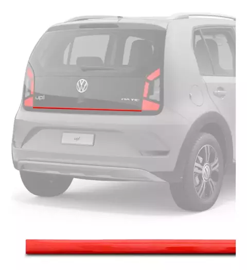 Friso Vermelho Up Tsi Aplique Traseiro Esportivo Vw - comprar online