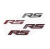 Emblema Rs Gm Chevrolet Camaro Onix Cruze Equinox Traseiro