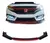 Spoiler Dianteiro Honda Civic G10 Black Piano Vermelho Saia - Gustacarparts