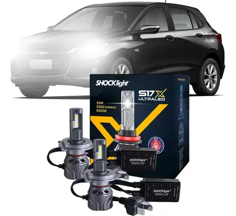 Kit Ultra Led Chevrolet Onix Lt Ltz 2020 A 2024 Alto E Baixo