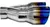 Ponteira Luzian 3,5 Polegadas Dupla Burned Tip - P021 - Gustacarparts