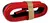 Saia frontal ajustável Flexível PVC Preto Vermelho Universal na internet