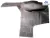 TAPETE BORRACHA LADO ESQUERDO(S FELTRO) MERCEDES-BENZ ORIGINAL TODOS AGL= 1113/1313/1513/2013/2213 - 3446847260