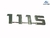 EMBLEMA 111S CROMADO SCANIA ALGOMAIS . - 534185