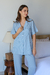Pijama Mile Listras Azul