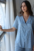 Pijama Mile Listras Azul - Ella Homewear