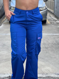 Calça Cargo Azul - comprar online