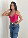 Cropped alcima rosa
