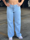 Calça Jeans Pantalona