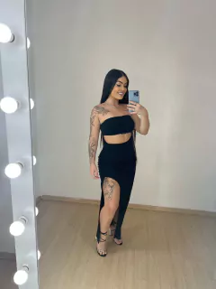 Vestido Julha Preto