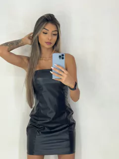 Vestido Couro