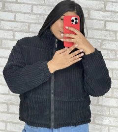 jaqueta puffer preta - comprar online