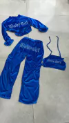 Conjunto azul + Cropped girl