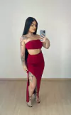 Vestido Julha Vermelho