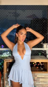 Vestido jade azul
