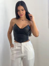 corselet preto ponta