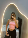 Tub top rosa claro