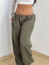 Calça cargo regulagem verde