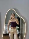 Tube top berinjela