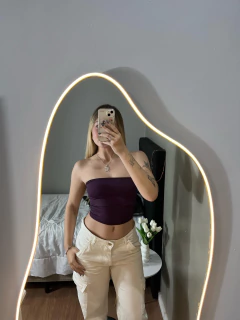 Tube top berinjela