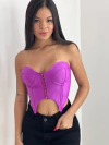 Corset Ponta Roxo