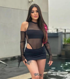 conjunto Preto tule