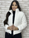 jaqueta puffer branca