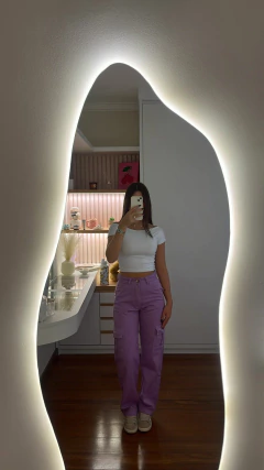 Calça cargo roxa - comprar online
