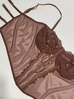 Corset renda marom na internet