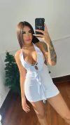 Vestido Babado branco
