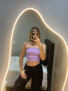 Tube top lilás