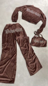 Conjunto marrom + Cropped girl