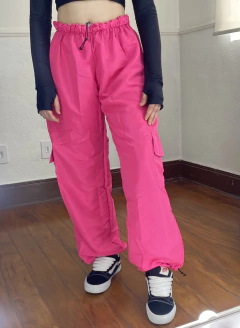 Calça regulagem rosa - comprar online