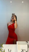 Vestido ludmila vermelho - comprar online
