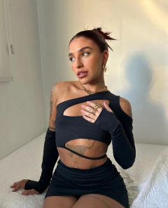 Cropped Mavie Preto